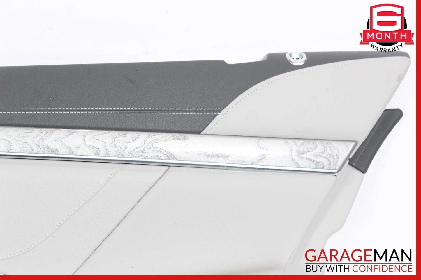 14-17 Mercedes W222 S550 S500 Rear Right Side Interior Door Panel Cover Gray