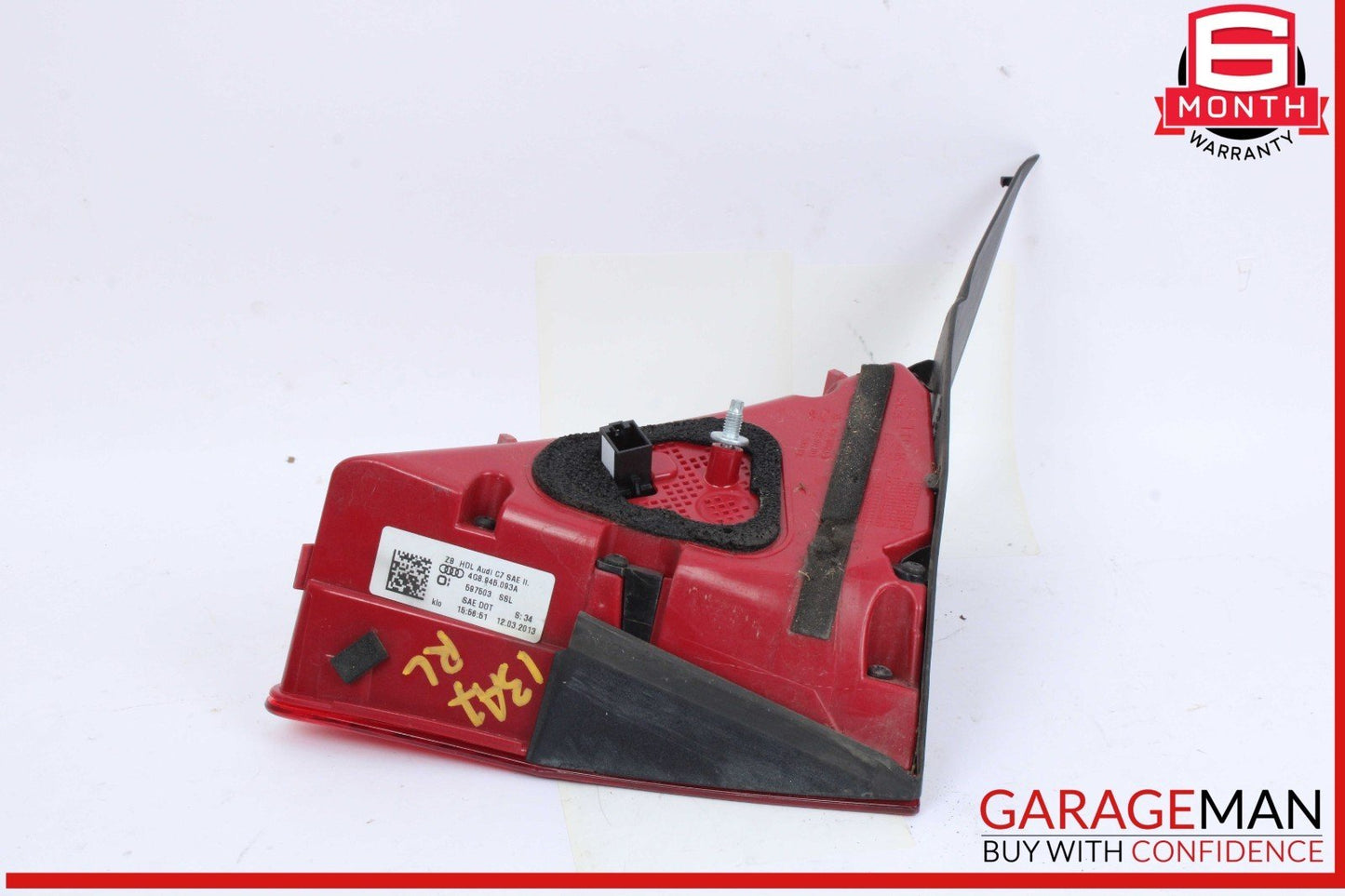 12-15 Audi A7 Rear Left Driver Side Trunk Lid LED Tail Light 4G8945093A OEM