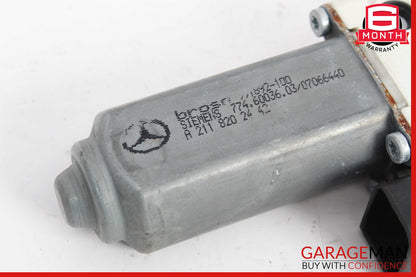 03-09 Mercedes W211 E63 E500 Rear Right Side Window Regulator Motor OEM