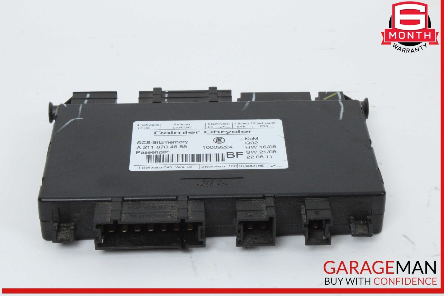 03-12 Mercedes X164 GL450 ML350 Front Right Side Seat Control Module OEM