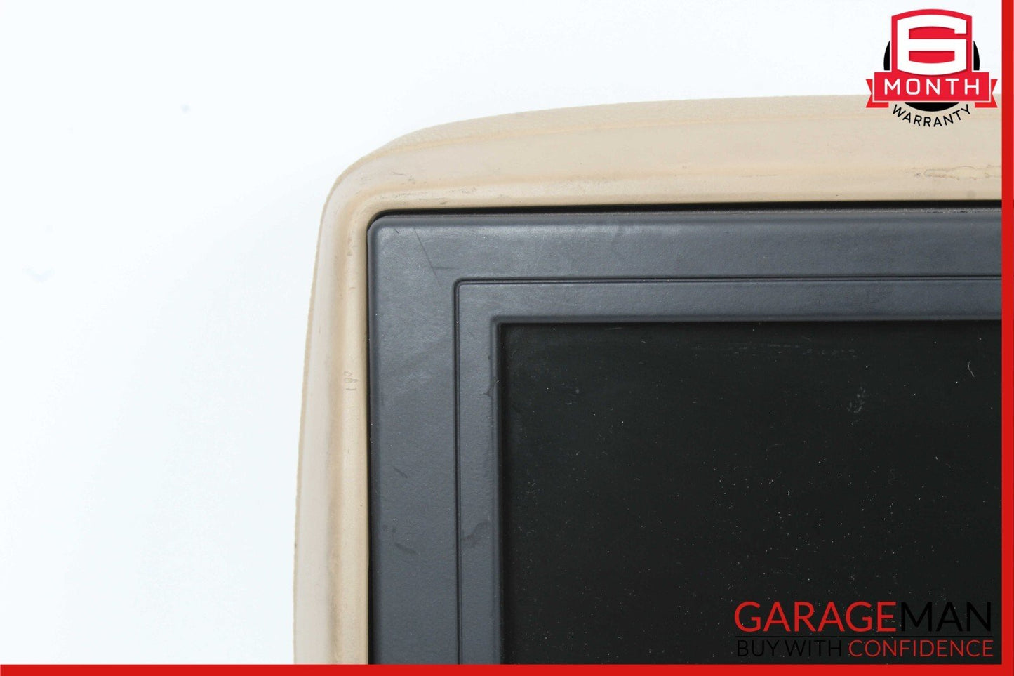 07-12 Mercedes GL450 ML450 R500 Seat Headrest Screen Monitor Display Trim Brown