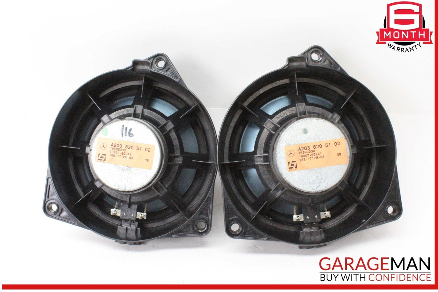 2001-2009 Mercedes-Benz CLK350 W209 Sport Door Sound Audio Speakers A2038205102