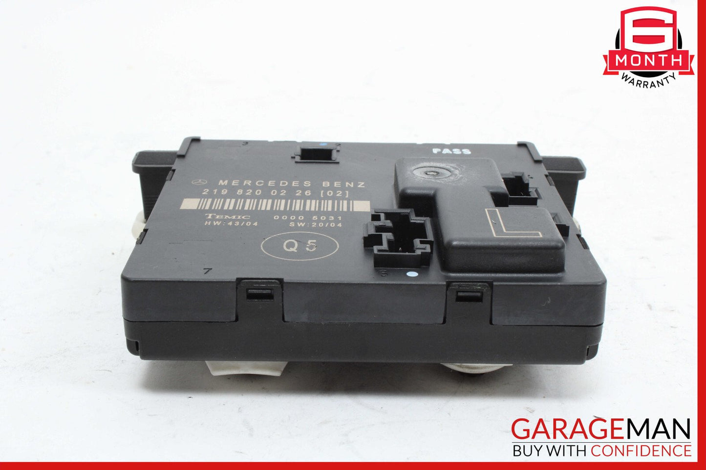 06-11 Mercedes W219 CLS500 CLS63 Rear Left Door Control Module 2198200226 OEM