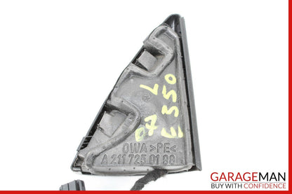 03-09 Mercedes W211 E350 Front Left Driver Side Tweeter Speaker Cover Black OEM