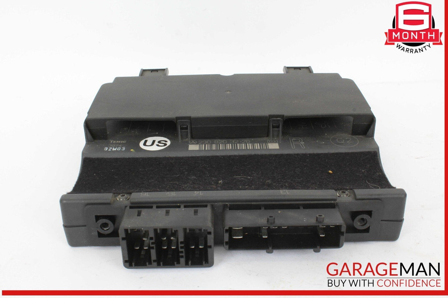 03-06 Mercedes R230 SL500 SL55 AMG Under Seat Control Module Right Side OEM