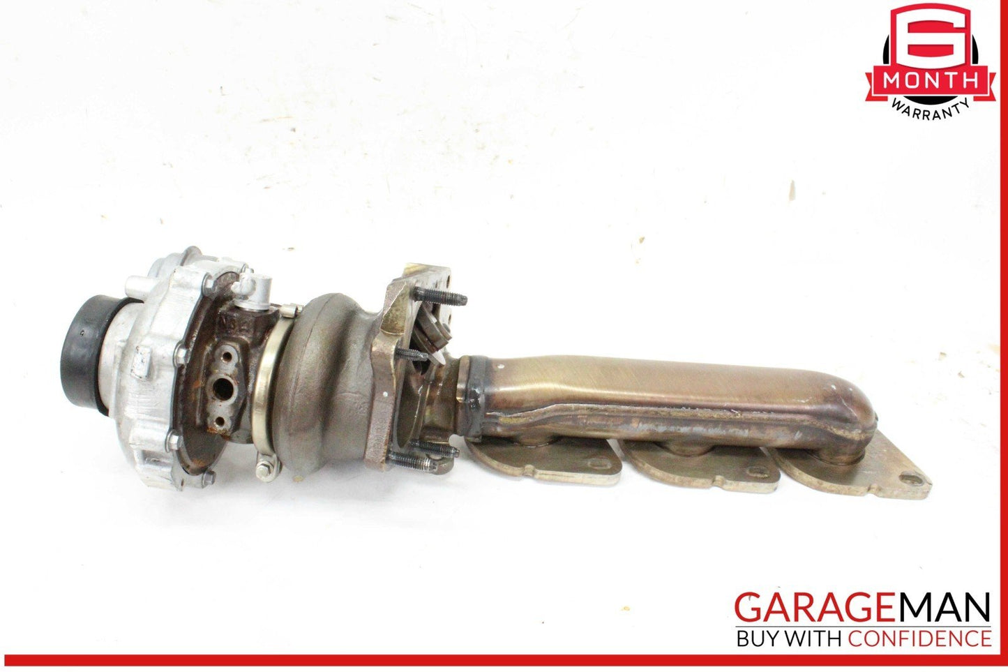 11-16 Mercedes X166 GL450 Left Turbocharger Turbo Charger Manifold OEM
