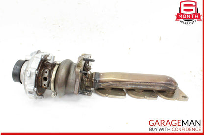 11-16 Mercedes X166 GL450 Left Turbocharger Turbo Charger Manifold OEM