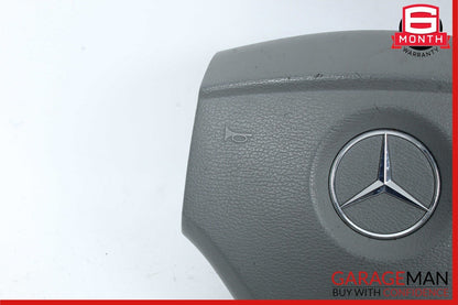 06-08 Mercedes GL350 GL450 ML350 R350 Driver Steering Wheel Airbag Leather Gray