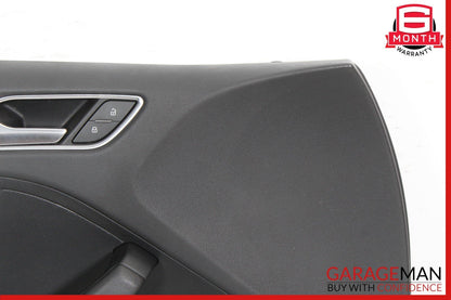 15-20 Audi A3 S3 Front Left Driver Side Door Panel Black OEM
