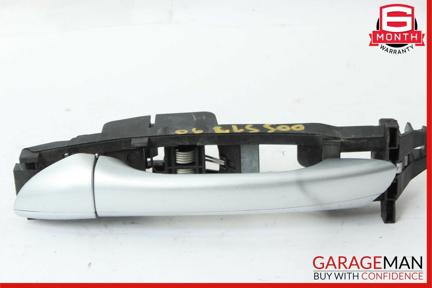 06-11 Mercedes W219 CLS500 Rear Left Side Exterior Door Handle Iridium Silver