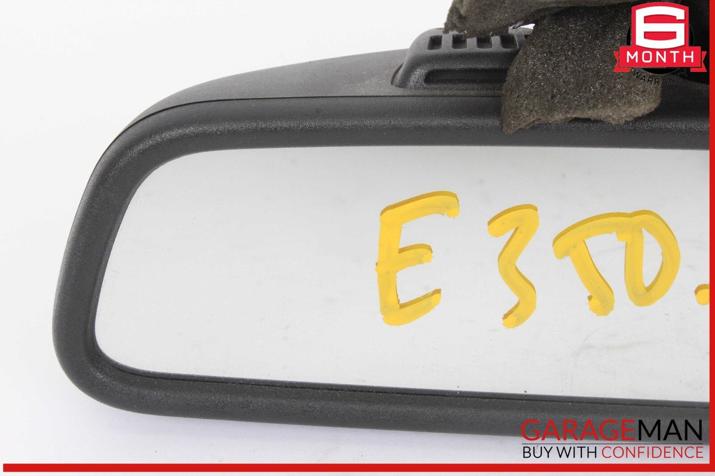 12-17 Mercedes W212 E350 C300 Top Upper Interior Rear View Mirror Black OEM