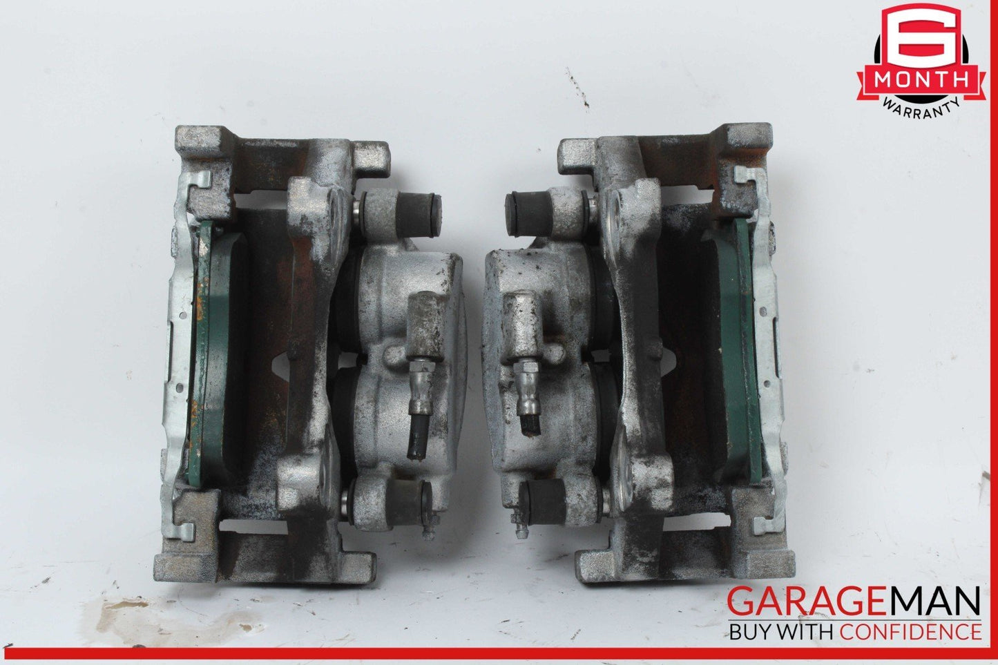 12-19 Mercedes X166 GL450 Front Left & Right Brake Caliper Calipers Set OEM