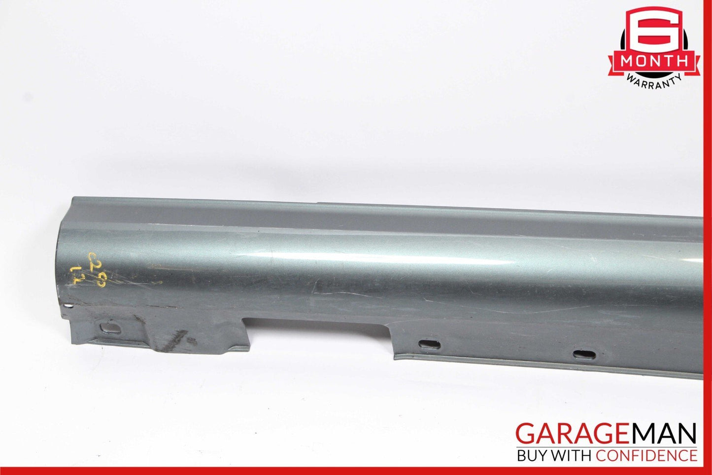 08-14 Mercedes W204 C250 AMG Sport Sedan Left Side Skirt Rocker Panel Flintgray