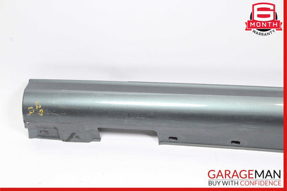 08-14 Mercedes W204 C250 AMG Sport Sedan Left Side Skirt Rocker Panel Flintgray