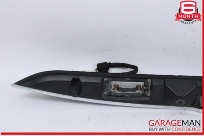 14-17 Maserati Ghibli Rear Trunk Lid Parking Camera Molding Panel Assembly OEM