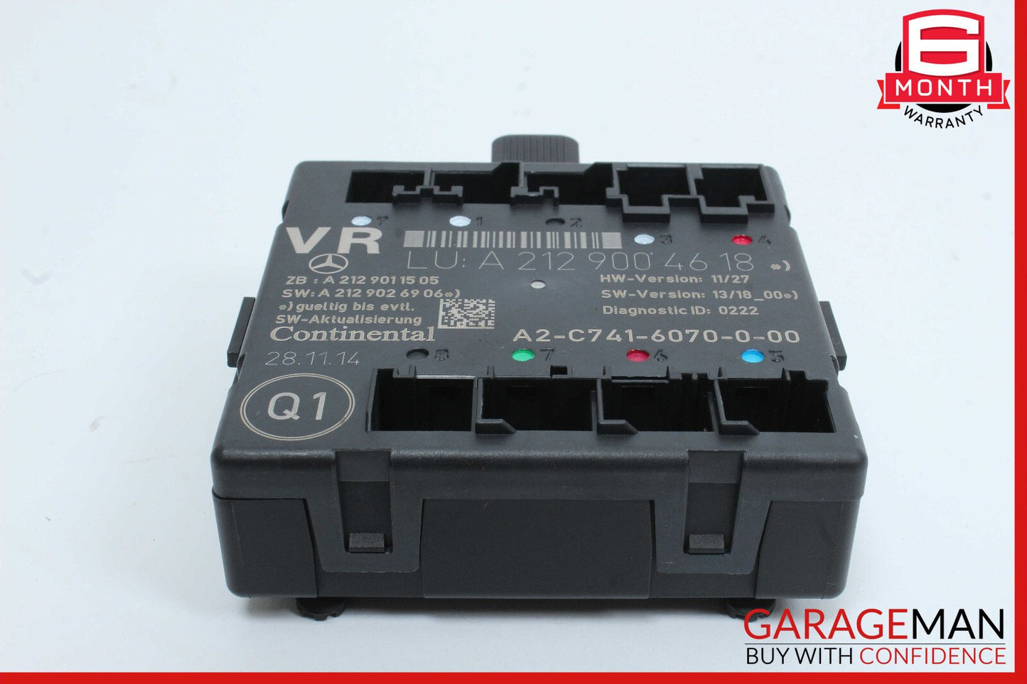 08-18 Mercedes W204 C250 E550 SLK250 Front Right Side Door Control Module OEM