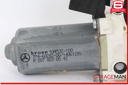 10-20 Mercedes W212 E350 E550 Rear Left Window Regulator Motor 2078200542 OEM
