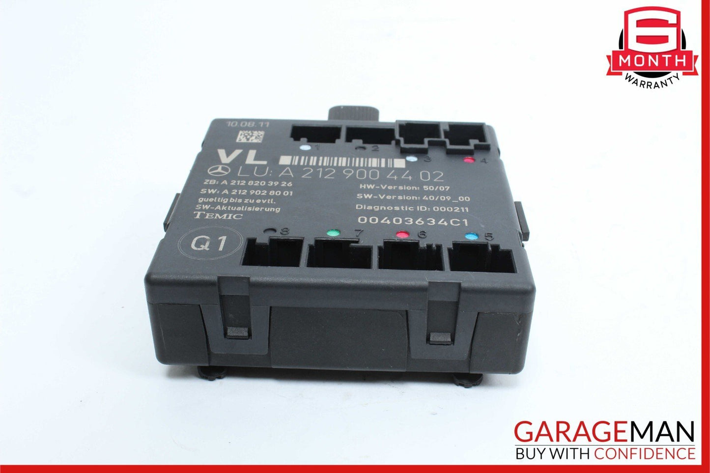 08-14 Mercedes W204 C250 C300 Front Left Side Door Control Module Unit OEM