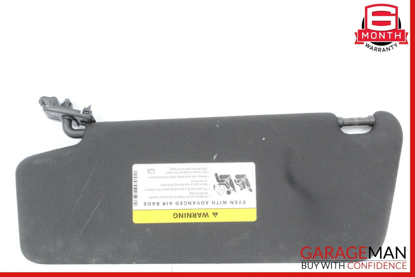 08-14 Mercedes W204 C250 C300 Front Right Sun Visor Sunvisor Shade Cover Black