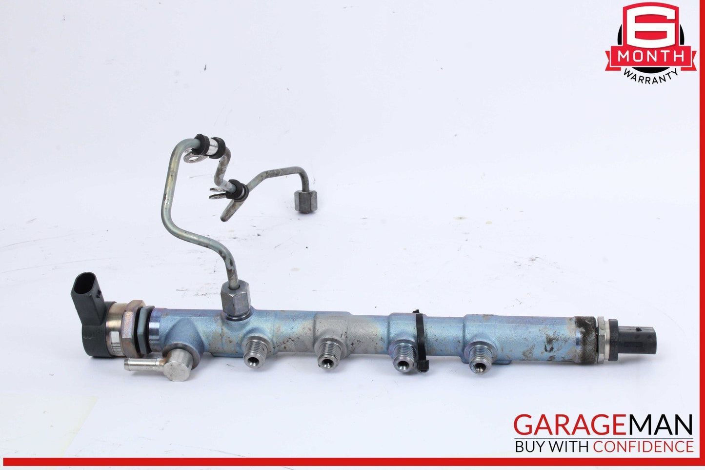 13-15 Mercedes X204 GLK250 Engine Fuel Injector Rail Bosch 6510701595 OEM