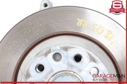 15-18 Audi Q3 Rear Right Side Spindle Knuckle Hub w/ Disc Rotor 3C0505436G OEM