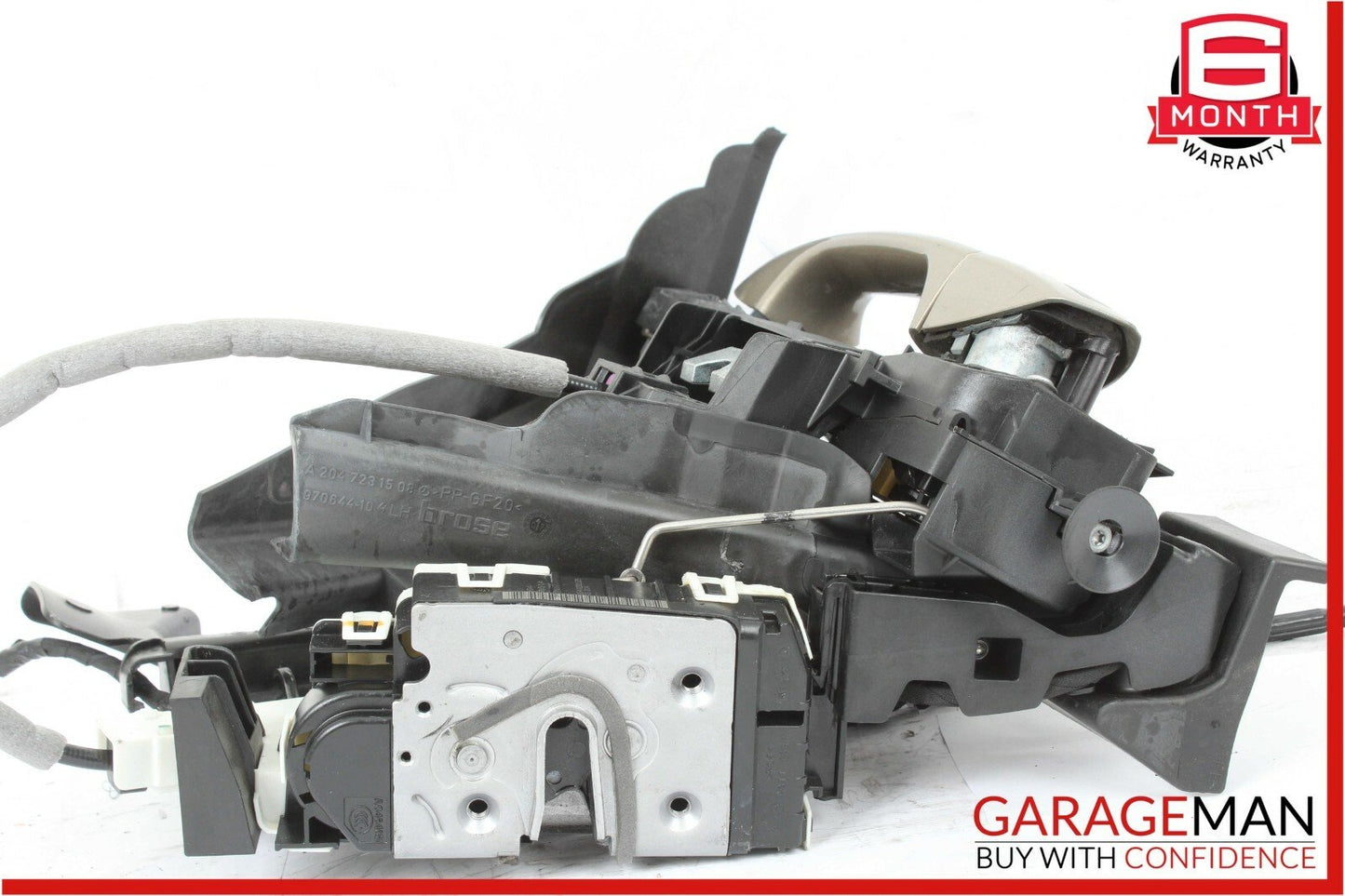 08-11 Mercedes W204 C300 Front Left Exterior Door Handle w/ Door Actuator Beige