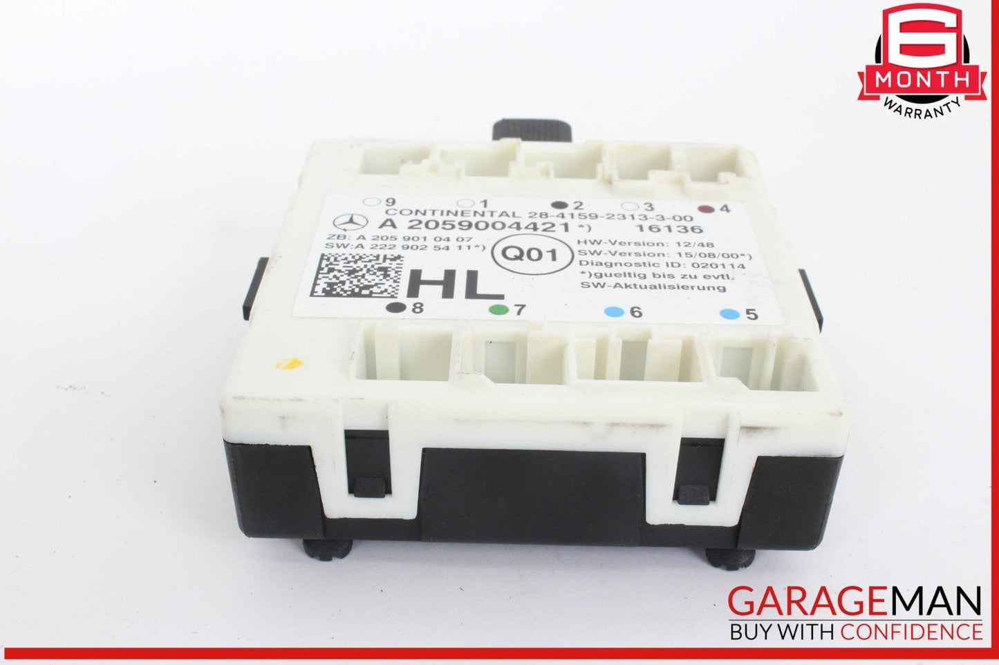16-19 Mercedes W205 C300 C350e Rear Left Driver Side Door Control Module Unit