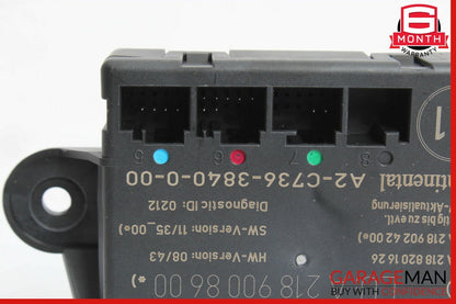 14-16 Mercedes W212 E350 CLS350 Rear Right Door Control Module 2189008600 OEM