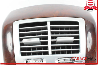 07-13 Mercedes W221 S550 Rear Center Console AC A/C Air Vent Trim 2216801639 OEM