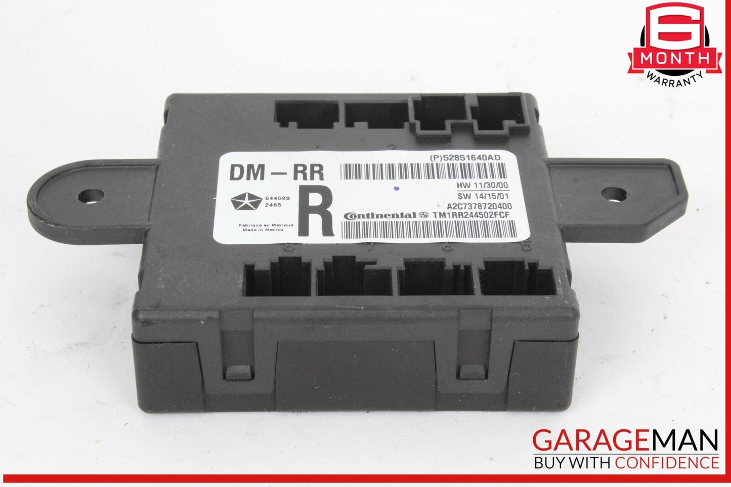 14-17 Maserati Quattroporte Ghibli Rear Right Side Door Computer Control Module