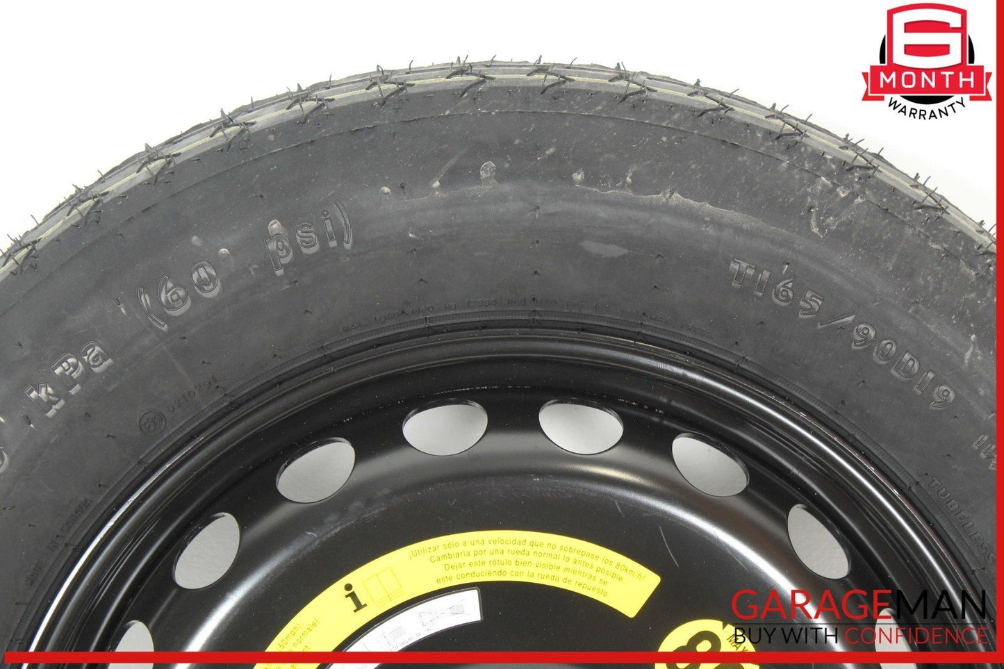 07-20 Mercedes X164 GL450 ML550 Emergency Spare Tire Wheel Donut Rim 19" 19 OEM