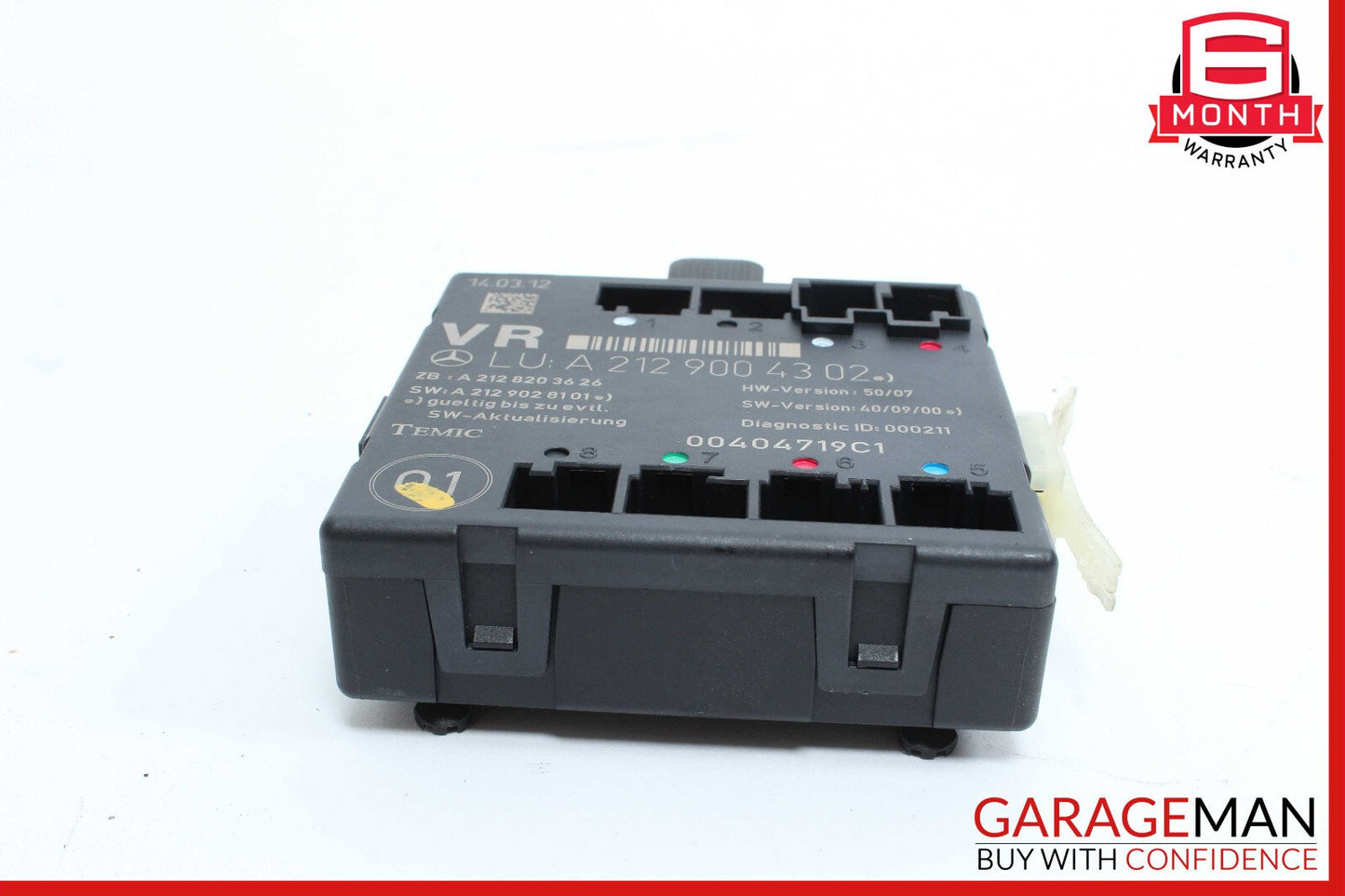 08-18 Mercedes W204 C250 E350 Front Right Side Door Control Module OEM