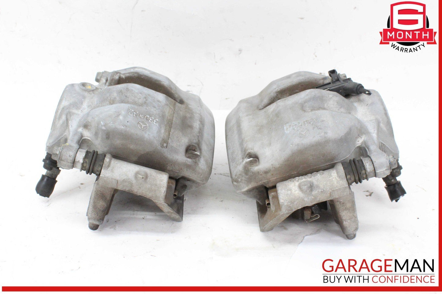 15-20 Mercedes W205 C300 C350e Front Left & Right Side Brake Caliper Set of 2
