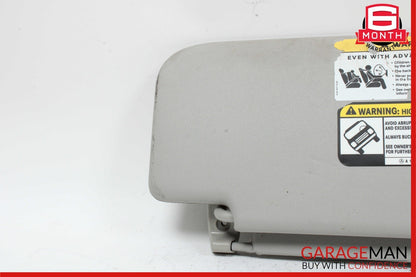 06-12 Mercedes X164 GL450 ML350 Front Left Side Sun Visor Sunvisor Gray OEM