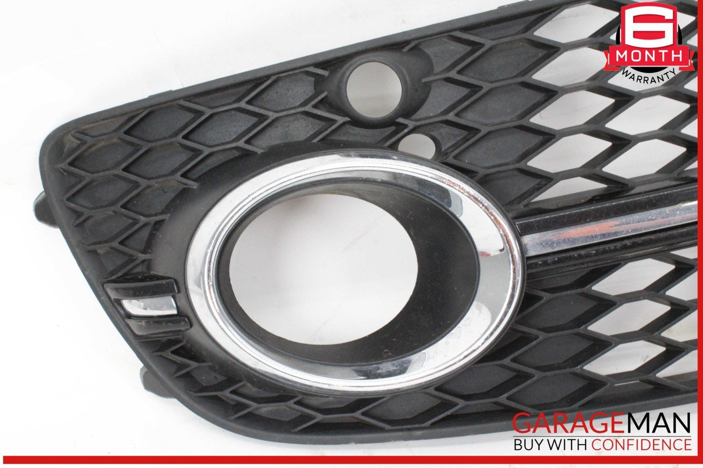 13-17 Audi Q5 Front Left Driver Side Fog Light Foglight Bumper Grille Grill OEM