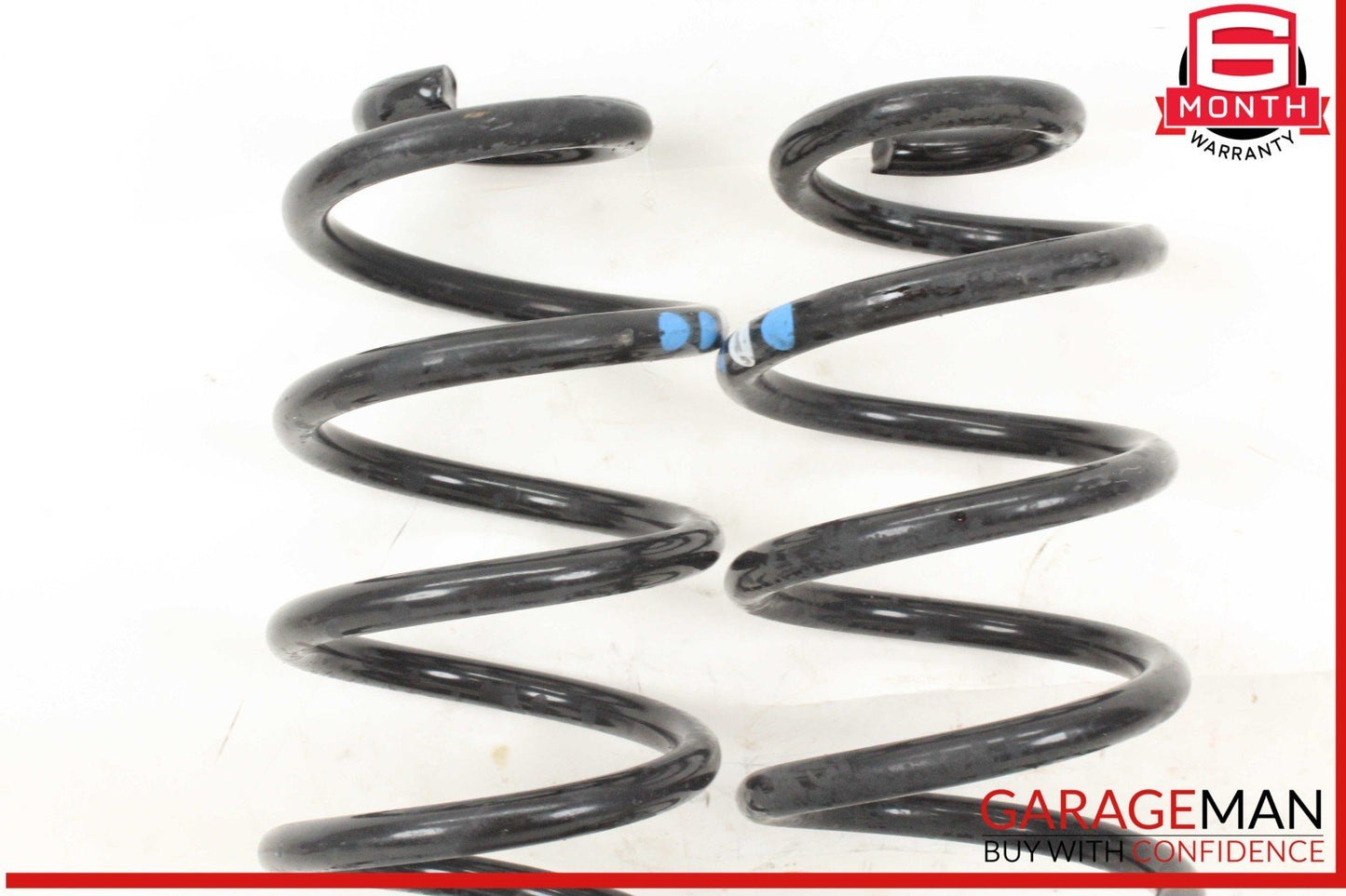 09-17 Audi Q5 SQ5 Rear Left and Rear Right Side Coil Spring Set of 2 OEM