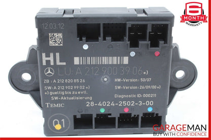 08-14 Mercedes W204 C250 C300 Rear Left Side Door Control Module Unit