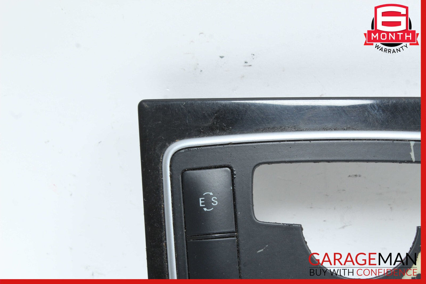 10-13 Mercedes W212 E350 E550 Center Console Switch Trim Cover Bezel Black OEM
