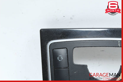 10-13 Mercedes W212 E350 E550 Center Console Switch Trim Cover Bezel Black OEM