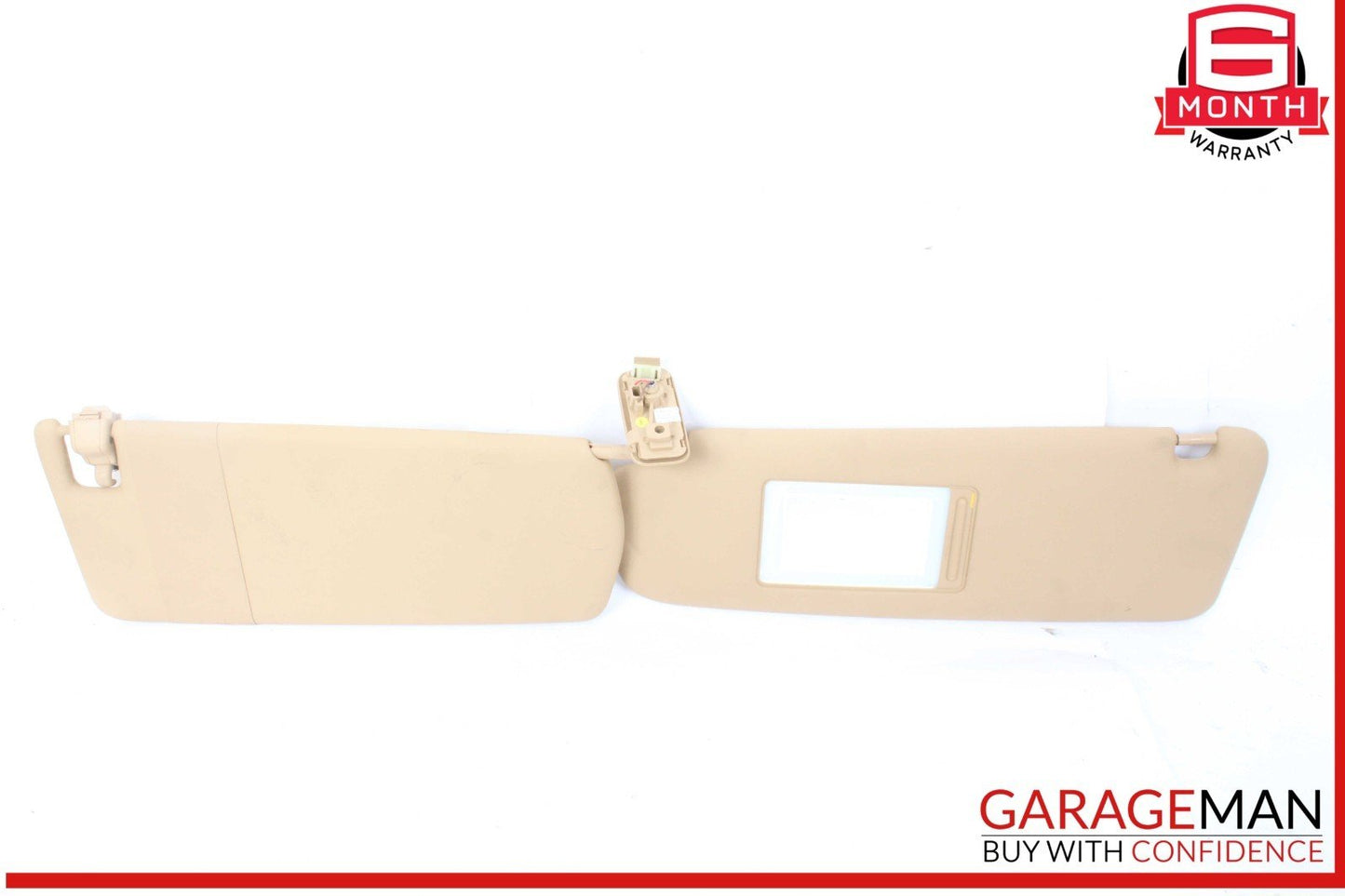 11-14 Porsche Cayenne 958 Front Left Side Sun Visor Sunvisor Beige OEM