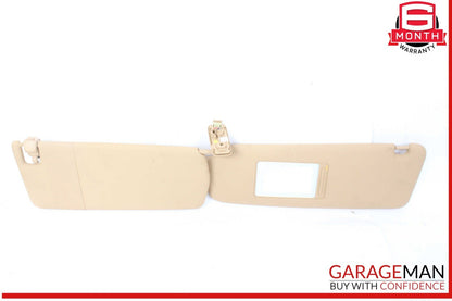 11-14 Porsche Cayenne 958 Front Left Side Sun Visor Sunvisor Beige OEM