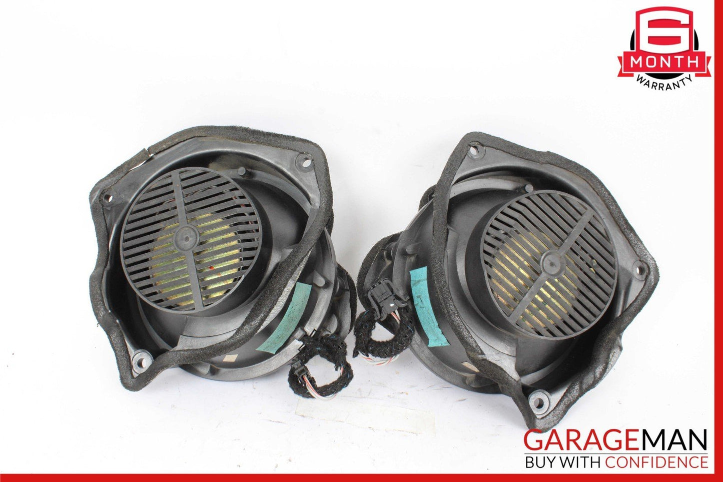 97-04 Mercedes R170 SLK230 Front Right & Left Side Door Sound Speaker Set OEM