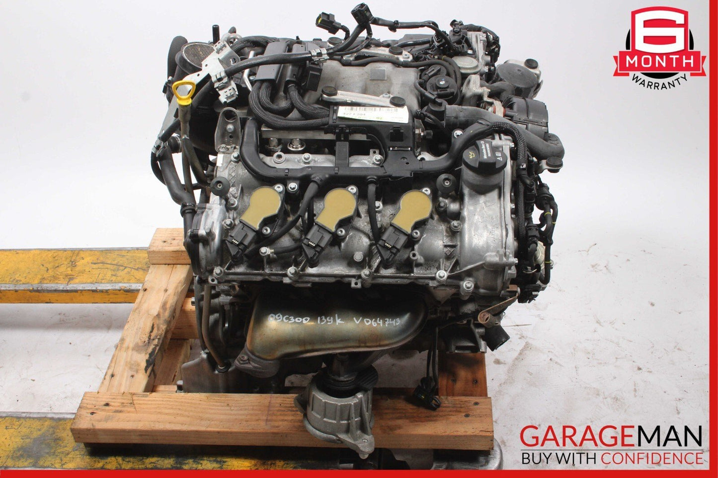 06-11 Mercedes W204 C300 SLK300 3.0L M272 Engine Motor Block Assembly RWD 139k