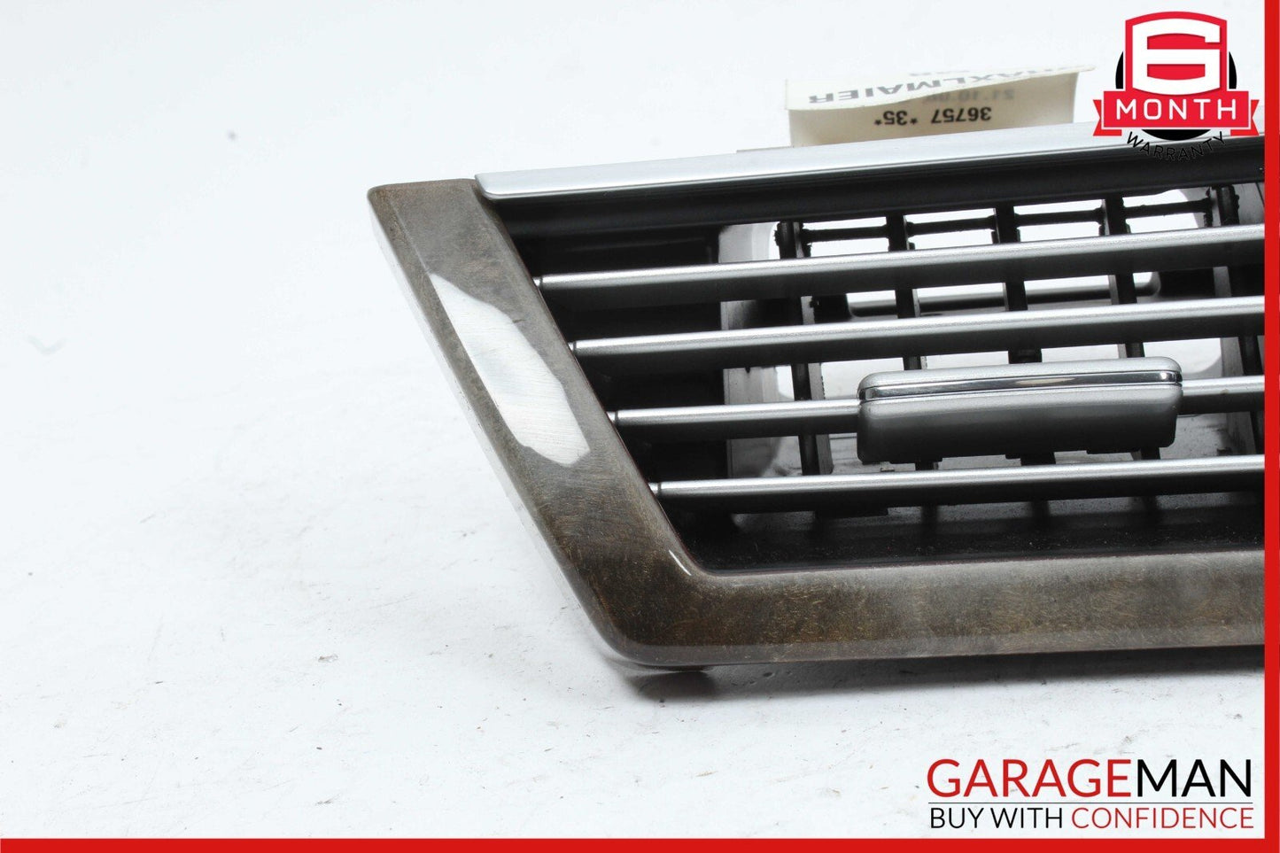 10-14 Mercedes W212 E350 4MATIC Dashboard Dash AC A/C Air Vent Left Trim Wood