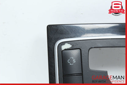 10-13 Mercedes W212 E350 E250 E550 Center Console Switch Trim Cover Bezel Wood