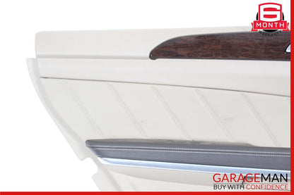 13-16 Mercedes X166 GL450 Rear Left Side Interior Door Panel Cover Trim Assy OEM