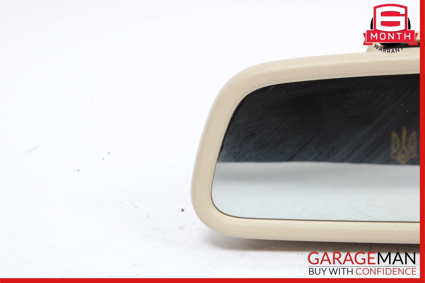 10-16 Mercedes W204 C250 Front Top Upper Rear View Mirror Assembly Beige OEM
