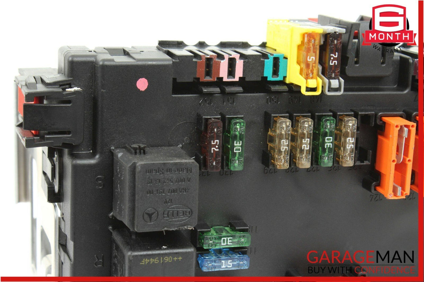 07-13 Mercedes W221 S550 CL550 Rear Trunk SAM Fuse Box Relay Block Assembly