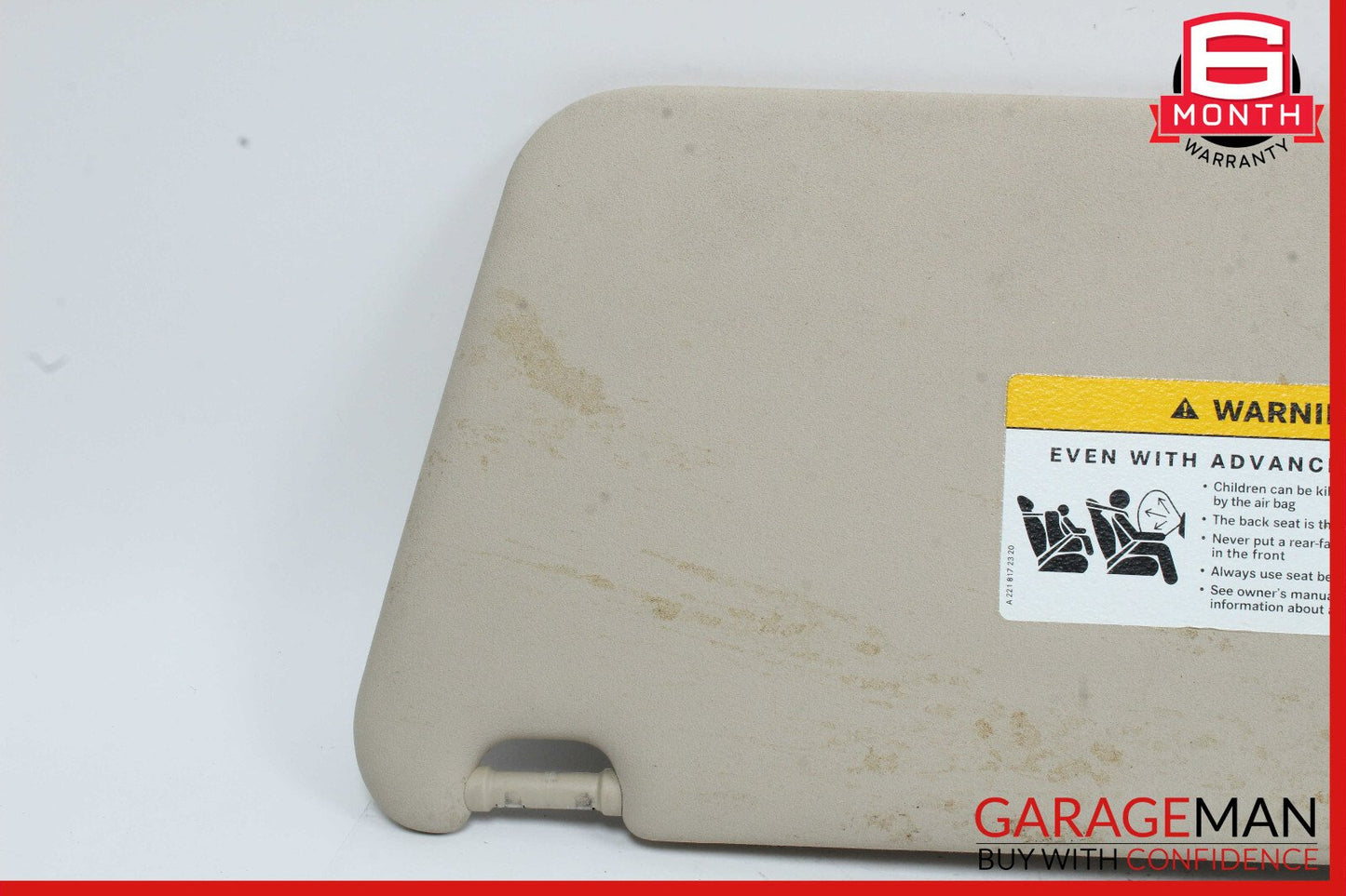 08-15 Mercedes X204 GLK350 Right Passenger Side Sunvisor Sun Visor OEM