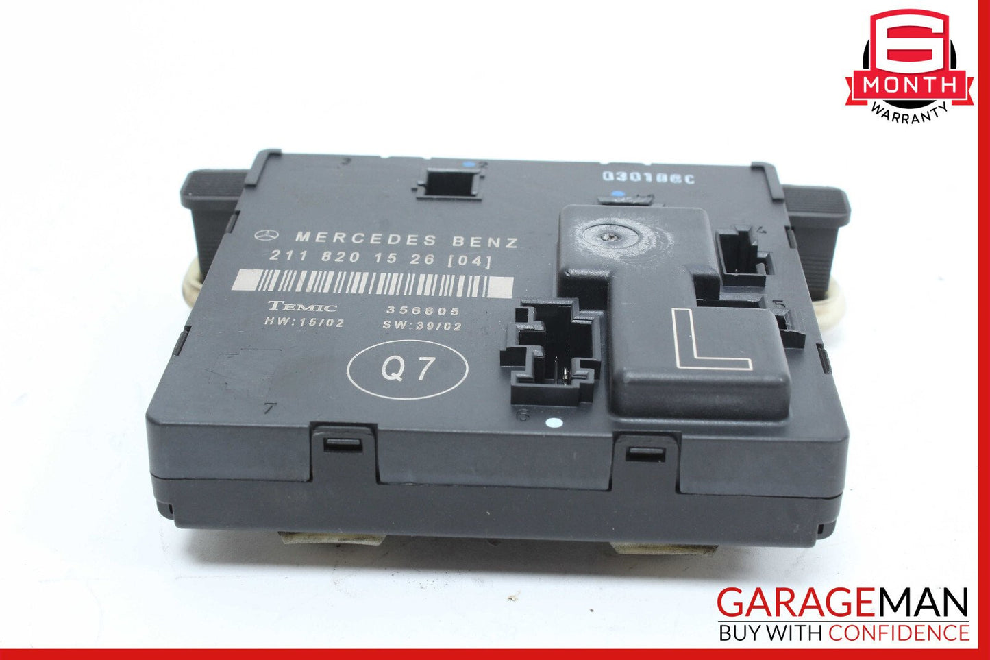 03-06 Mercedes W211 E320 E350 E500 Door Control Module Rear Left 2118201526 OEM